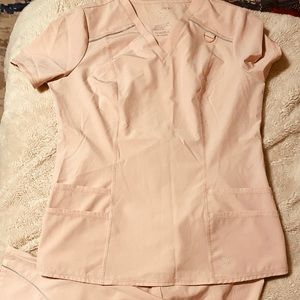 Jaanuu blushing pink scrubs